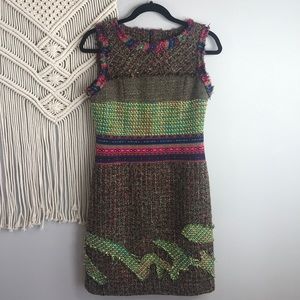 SENDI VELA TWEED DRESS LARGE